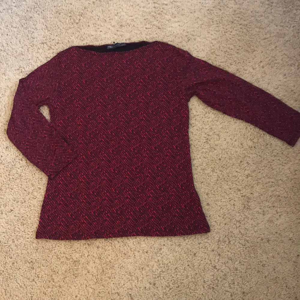 NWT Fitted 3/4 sleeve top